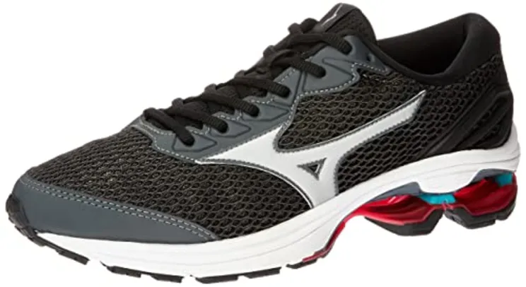 Tênis Mizuno Frontier 13, Masculino, Preto/Vermelho/Azul, 41