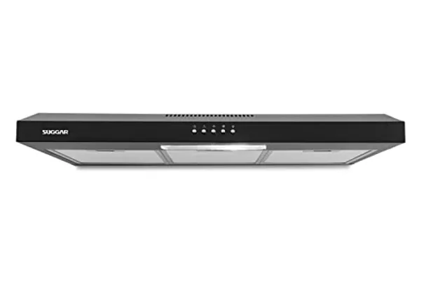 Novo Depurador Slim 80cm 3 Vel. Preto 220V - DPS182PT