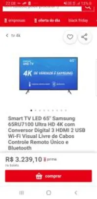 Smart tv samsung 65RU7100