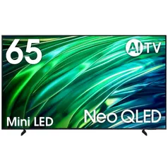 [MEMBERS] Samsung Smart AI TV 65 Polegadas Neo QLED 4K 65QNX1D 2024, Mini LED Painel 120Hz, Processador com AI, Upscaling 4K, Dolby Atmos®