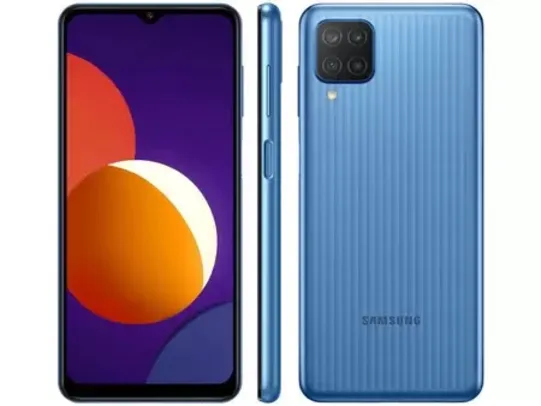 2 UNID Smartphone Samsung Galaxy M12 64GB Azul 4G | R$1798