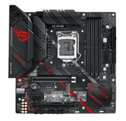 Placa-Mãe Asus ROG Strix B460-G Gaming, Intel LGA 1200, mATX, DDR4 | R$900