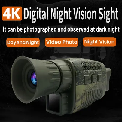 Nv1000 4k câmera de visão noturna digital monocular 