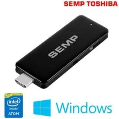 [RICARDOELETRO] Computador Stick PC Semp Toshiba com Intel® Atom-Z3735F Quad Core, 2GB de Memória, 16GB de HD FLASH Expansível até 64GB, HDMI e Windows 8.1 - R$ 521