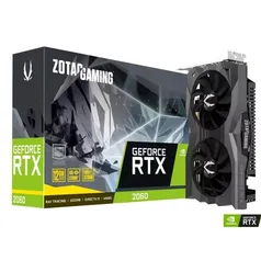 Placa de Vídeo Zotac Gaming NVIDIA GeForce RTX 2060 Twin Fan, 12GB, GDDR6, Ray Tracing - ZT-T20620F-10M