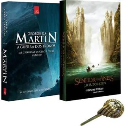 Livro - O Encontro dos Clássicos: Tolkien & George R. R. Martin + Pin Exclusivo - R$48