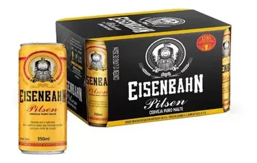 Pack De Cerveja Pilsen Puro Malte Eisenbahn Lata 269ml 12 Un