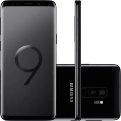 Smartphone Samsung Galaxy S9+ Dual Chip Android 8.0 Tela 6.2" Octa-Core 2.8GHz 128GB 4G Câmera 12MP Dual Cam - Preto - R$2510