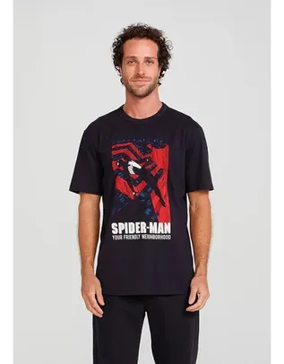 Camiseta Unissex Marvel Homem Aranha Hering