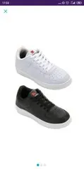 Kit 2 pares de Tênis Force Saxxon Masculino - Preto e Branco | R$90