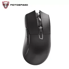 Mouse Sem Fio Motospeed Darmoshark N3, Com Sensor pam3395 e até 26000dpi. Compatível com Wireless 2.4ghz & Bluetooth