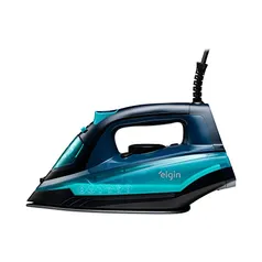 Ferro de Passar a Vapor Iron Steam Pro Elgin com base de cerâmica, turbo vapor vertical e autolimpeza 1400W 127V