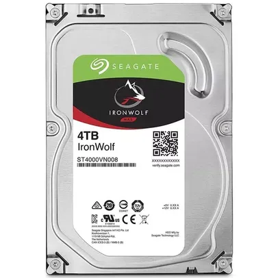 HD Seagate 4TB IronWolf NAS, 3.5', SATA - ST4000VN008