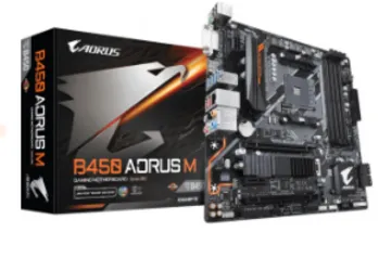 Placa Mãe Gigabyte B450 AORUS M, Chipset B450, AMD AM4, mATX, DDR4