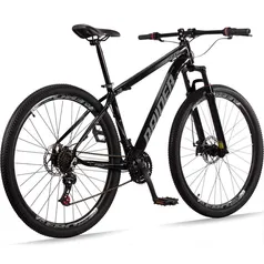 Bicicleta 29 Raider Z3X Pro 21V Freio a Disco e Suspensão Quadro Alumínio MTB