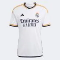 Camisa Real Madrid Home 23/24 s/n Torcedor Adidas Masculina