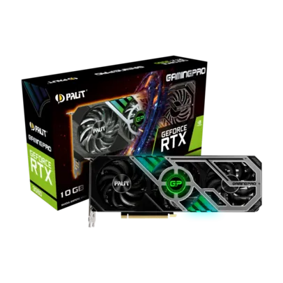 Placa de Vídeo Palit NVIDIA GeForce RTX 3080 GamingPro, 10GB, GDDR6X, 320bit, LHR, NED3080019IA-132AA