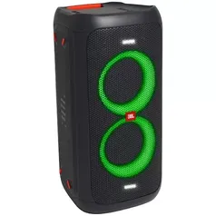Caixa de Som Portátil JBL PartyBox 100 com Bluetooth, Luzes LED - 160W RMS