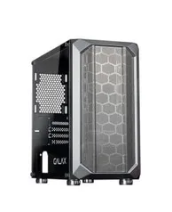 Gabinete Gamer Galax Nebulosa, Mid Tower, Vidro Temperado, Sem Fan, Black, Sem Fonte, GX700