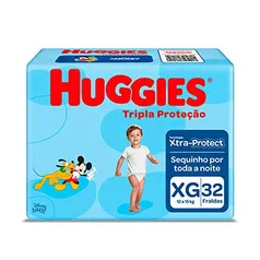 [REC] HUGGIES Fralda Huggies Tripla Proteção Xg - 32 Fraldas