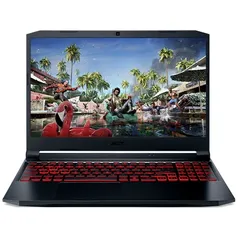 Notebook Gamer Acer Nitro 5 15.6' FHD 144Hz I5-11400H SSD 512GB 8GB GTX 1650 4GB Windows 11 Home Preto