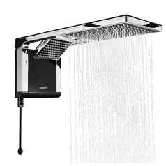 Chuveiro Lorenzetti Acqua Duo Preto e Cromo 7800w 220v