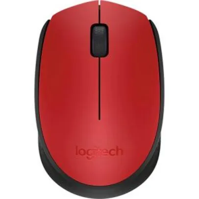 [App] Mouse Sem Fio M170 Vermelho - Logitech R$30