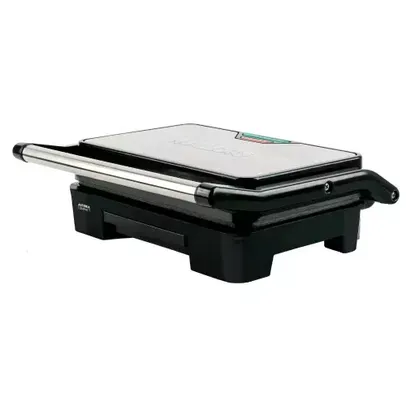 Grill Elétrico Mallory Asteria Compact Preto Inox - 127V