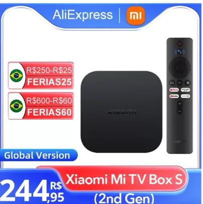 Xiaomi Mi TV Box S 2ª Geração Google TV