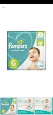 [APP] Fralda Pampers Confort Sec Tam. G - 9 a 12,5kg 60 Unidades R$48