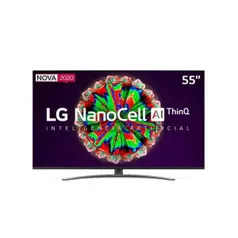 (AME + CC Americanas R$ 2.673) Smart TV LG 55'' Nanocell .55NANO81