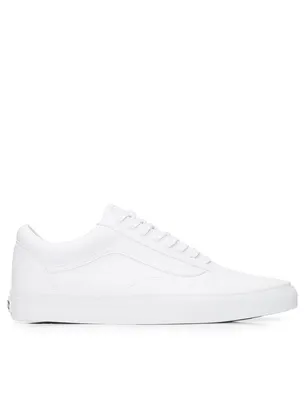 Tênis Vans Old Skool - Branco de Couro - Shop2gether