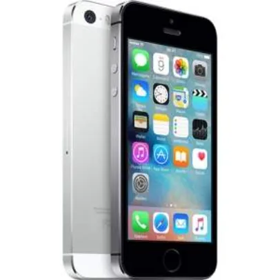 [Submarino] iPhone 5S 32GB Cinza Espacial Desbloqueado IOS 8 4G + Wi-Fi Câmera 8MP- Apple por R$ 1583