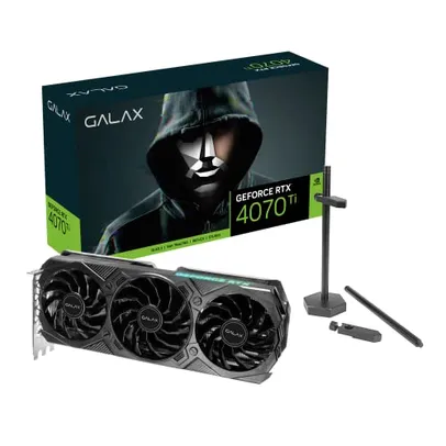 Placa de Vídeo Nvidia Geforce RTX 4070 Ti Ex Galax 12Gb GDDR6X 192Bits 47IOM7MD7AEG