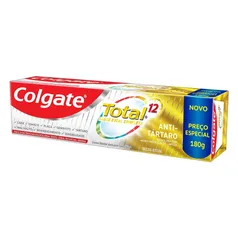 Creme dental colgate 12 anti tartaro 180G