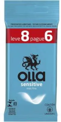 Preservativo Olla Sensitive Leve 8 Pague 6