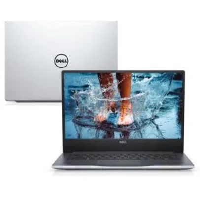 Notebook Dell Inspiron Ultrafino i14-7472-M20S 8ª Geração Intel Core i7 8GB 1TB Placa Vídeo 14" W10 por R$ 3688