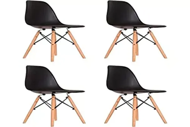 CADEIRA EAMES PP PRETO DSW-M CX4