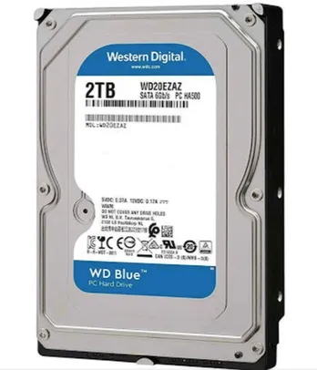 HD WD Blue 2TB 3.5" Sata III 6GB/s, WD20EZAZ