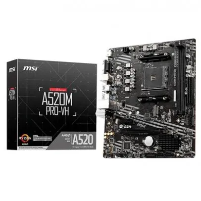 Placa-Mãe MSI A520M PRO-VH, AMD AM4, MATX, DDR4 - A520M PRO-VH