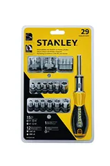 Stanley Jogo de Chave Catracada Multi Bits com Soquetes com 29 Peças STHT54925-840