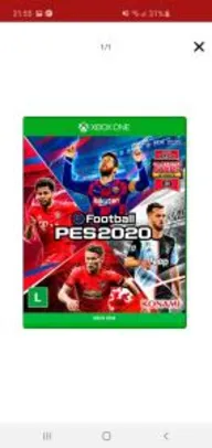 Game EFootball PES 2020 - Xbox One | R$116