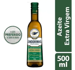 Azeite Português De Oliva Extra Virgem Andorinha Vidro 500ml