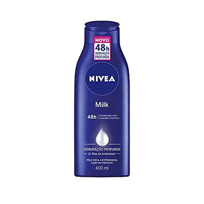 [Mín 9 Unidades] Hidratante Desodorante NIVEA Milk 400ml, Nivea