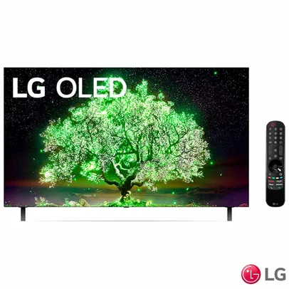 Smart TV 4K LG OLED 55” com Inteligência Artificial ThinQ AI, Google Alexa e Wi-Fi - OLED55A1PSA