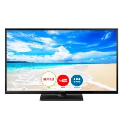 Smart TV LED 32 Polegadas Panasonic TC-32FS600B HD Wi-fi 1 USB 2 HDMI | R$854