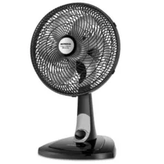 Ventilador de Mesa Mondial Turbo Silêncio Bravio 30cm 3 Velocidades - Preto