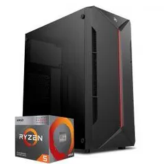 Computador Pichau Home, Ryzen 5 3400G, 8GB DDR4, SSD 256GB, 500W, Argon