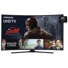 [EFACIL] Smart TV 40" Tela Curva Ultra HD 4K UN40KU6300GXZD WiFi, 2 USB, 3 HDMI, Controle Smart - Samsung  POR R$ 2605