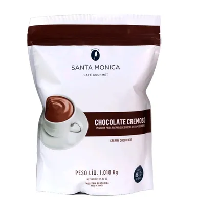 Chocolate Cremoso Gourmet 1kg - Café Santa Monica